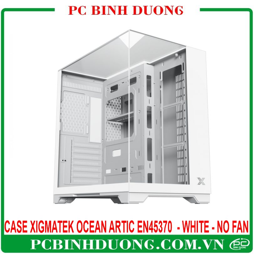 Vỏ Case XIGMATEK OCEAN ARTIC (ATX/M-ATX/ITX) Màu Trắng (EN45370 ) - No Fan