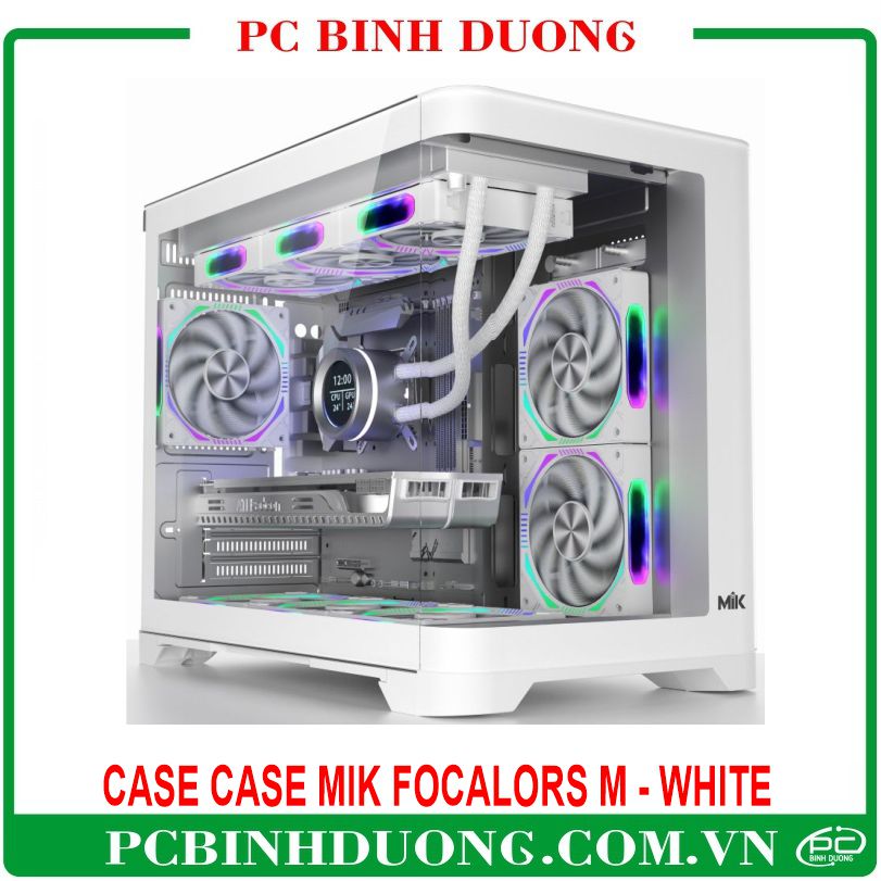 Vỏ Case CASE MIK FOCALORS M (M ATX/ITX) Màu Trắng