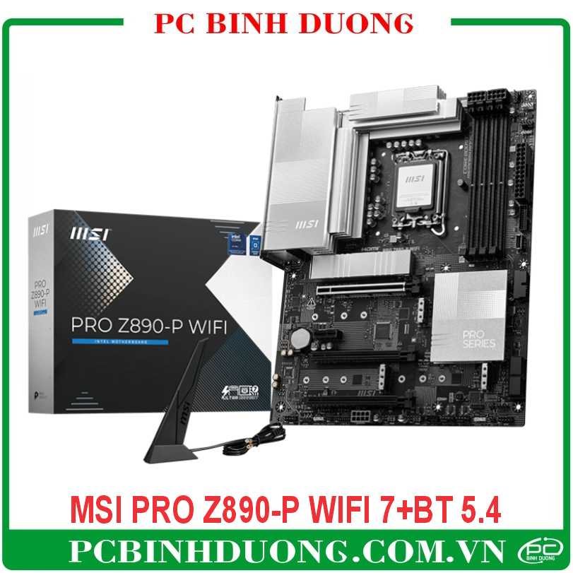 Mainboard MSI PRO Z890-P WIFI DDR5/Wifi 7/Bluetooth 5.4