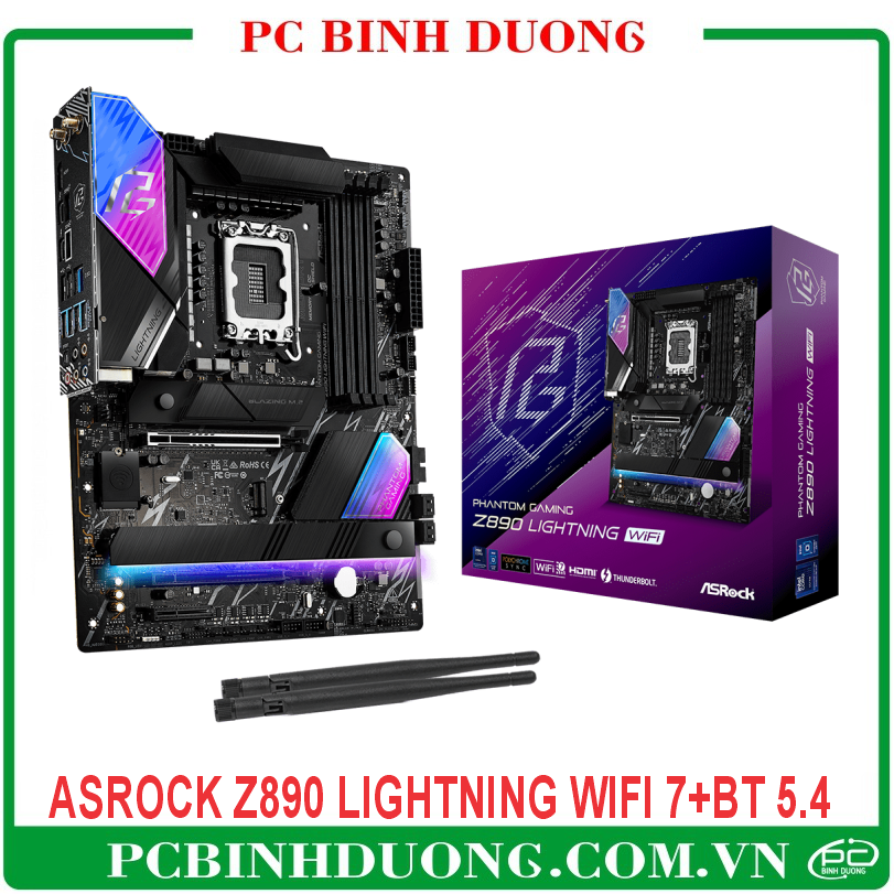 Mainboard ASRock Z890 Lightning WIFI DDR5/Wifi 7/Bluetooth 5.4
