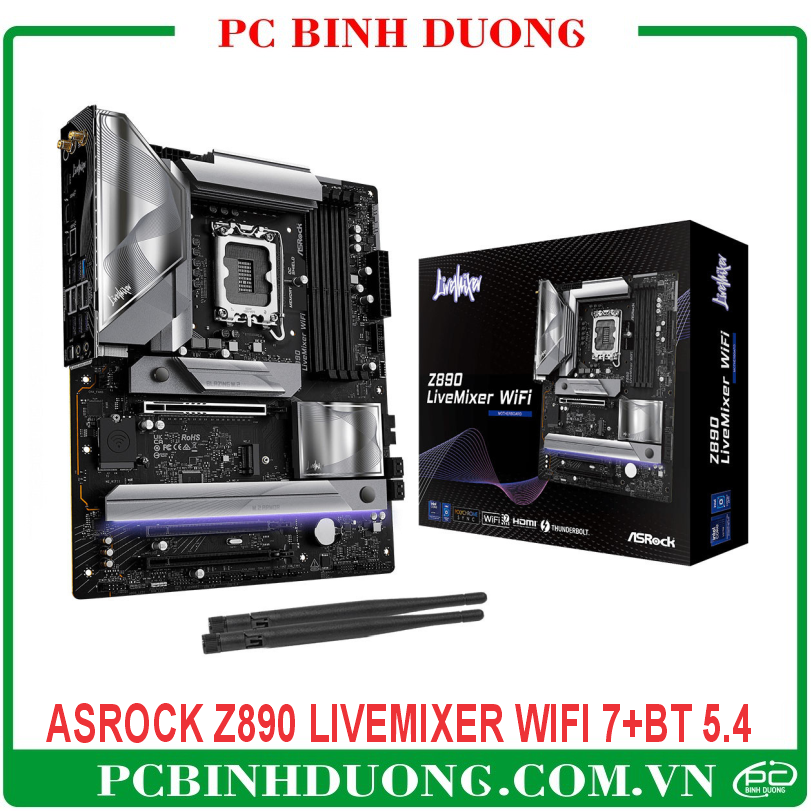 Mainboard ASRock Z890 Livemixer WIFI DDR5/Wifi 7/Bluetooth 5.4