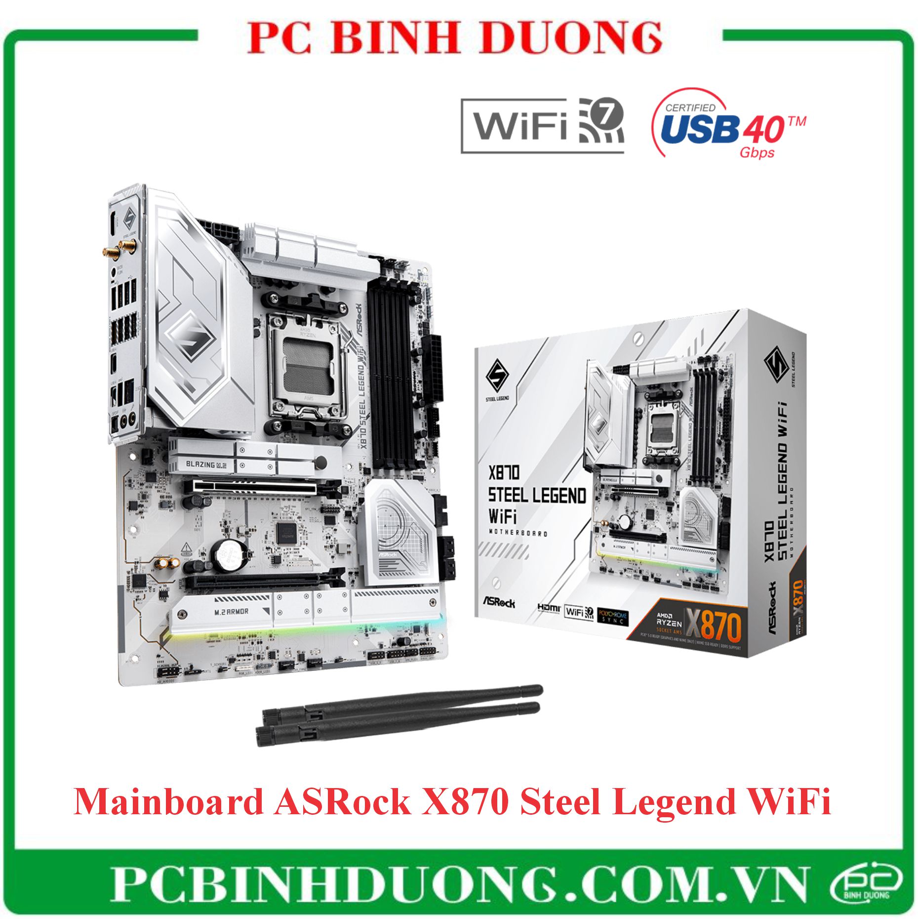 Mainboard ASRock X870 Steel Legend WiFi