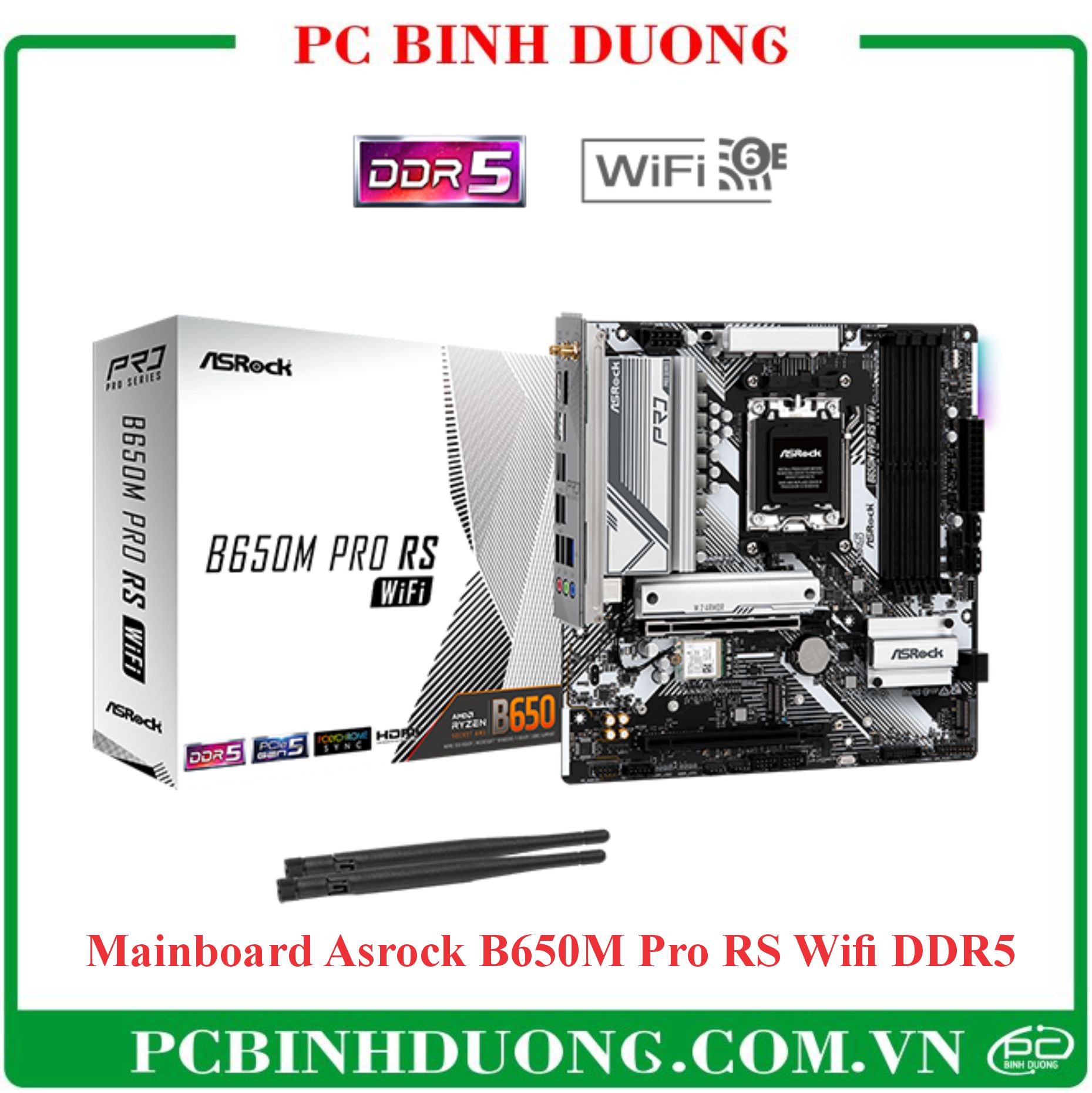 Mainboard Asrock B650M Pro RS Wifi DDR5