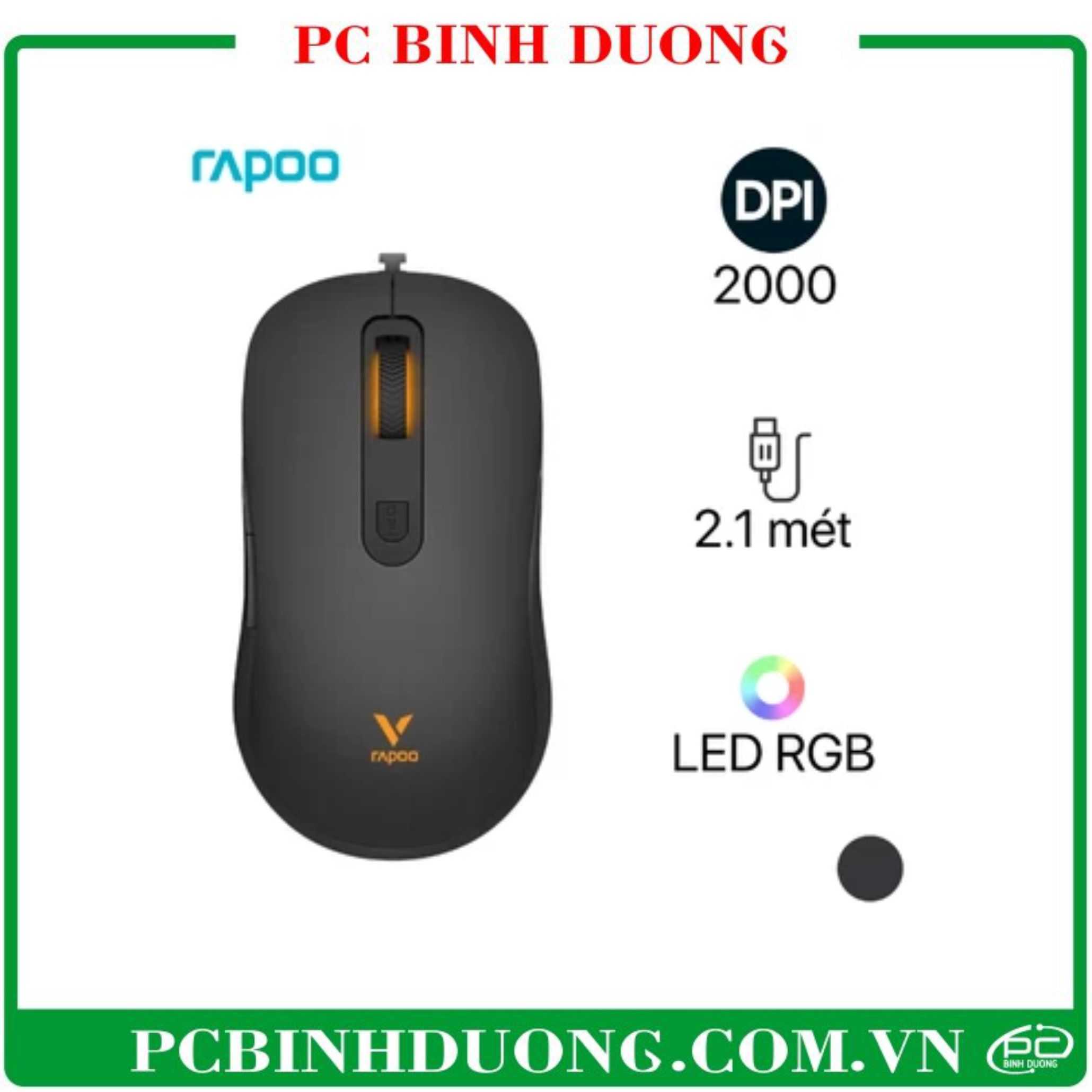 Chuột Rapoo Gaming V16 RGB