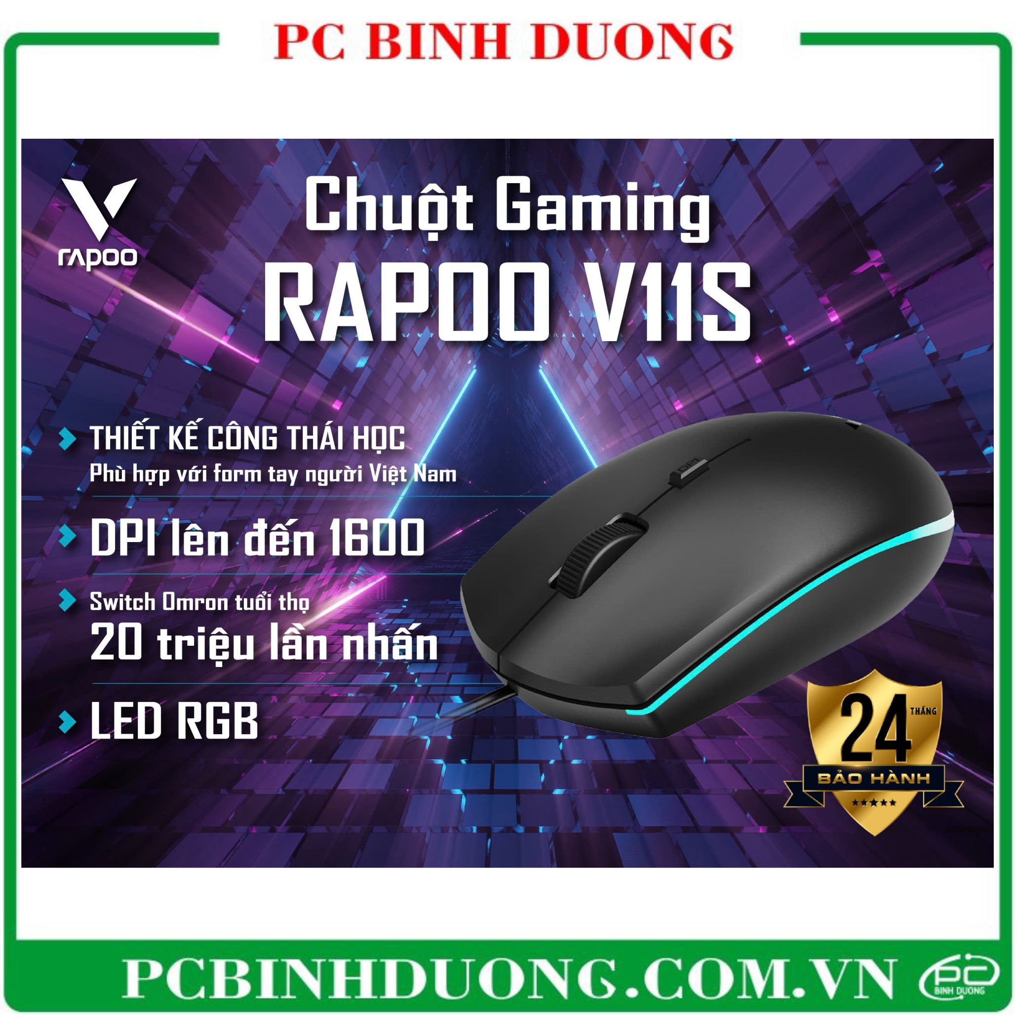 Chuột Rapoo Gaming V11S 