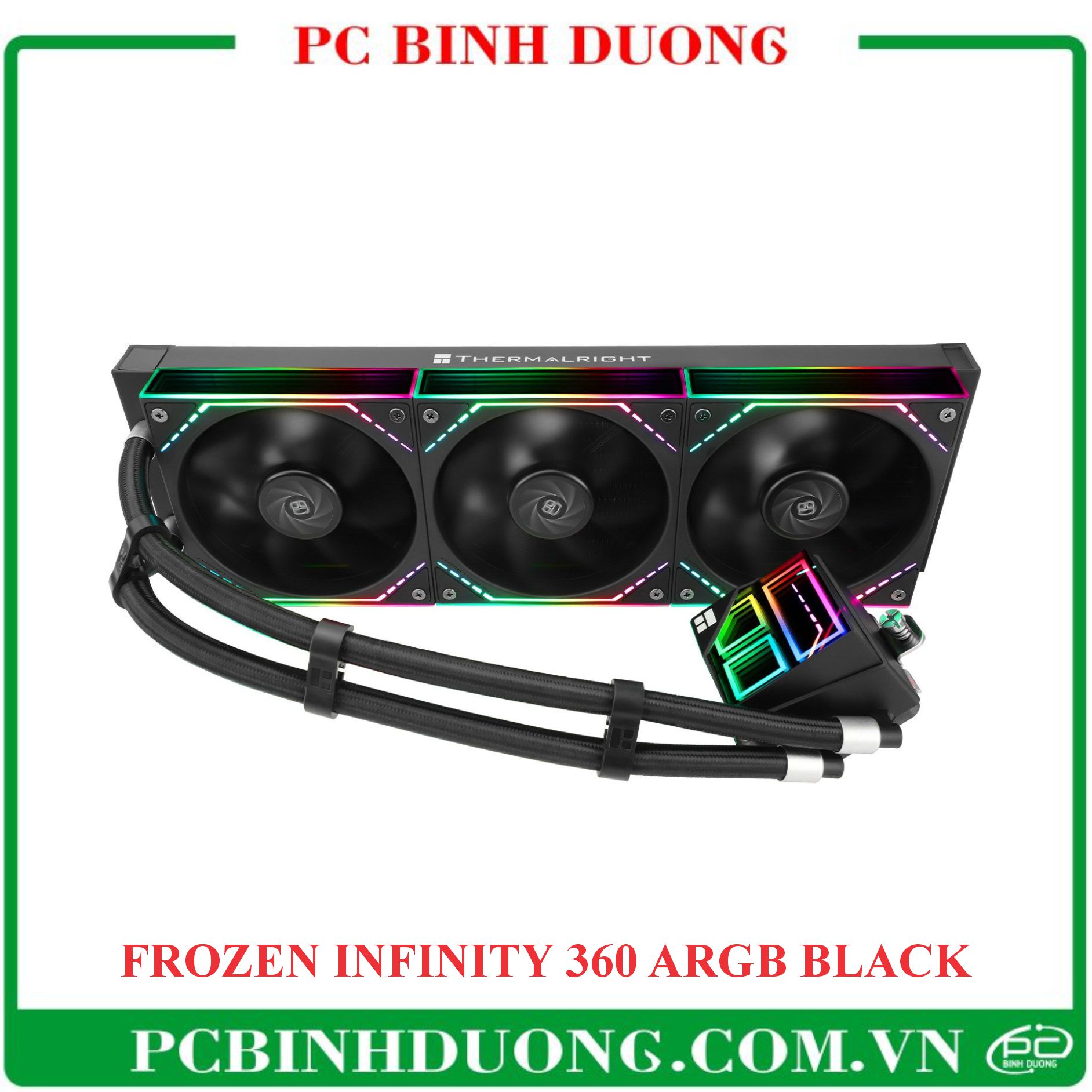 Tản Nhiệt Nước Thermalright Frozen Infinity 360 Argb 3 Fan Đen