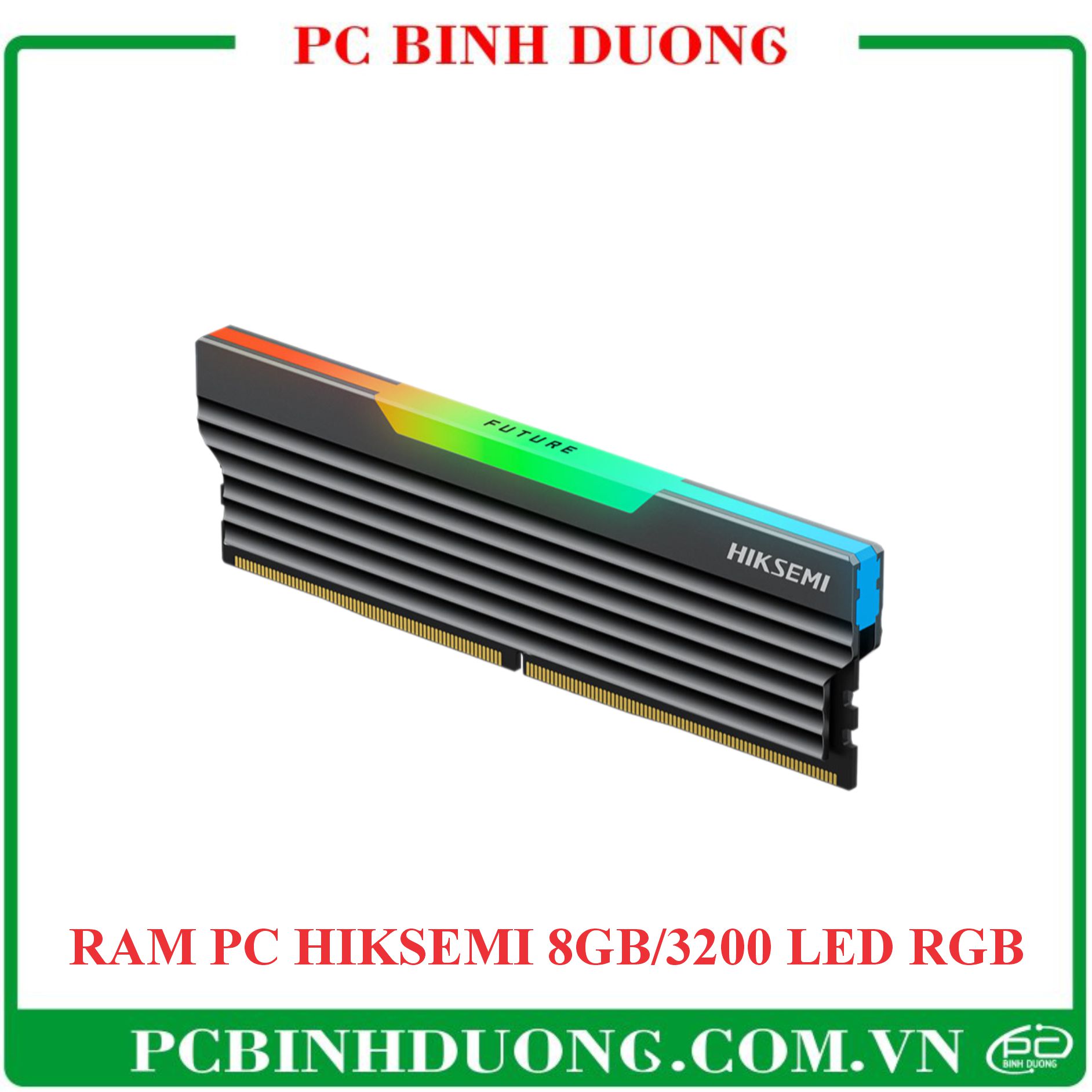 Ram PC Hiksemi DDR4 8GB/3200 Tản Nhiệu Future HSC408U32C4 Led Rgb