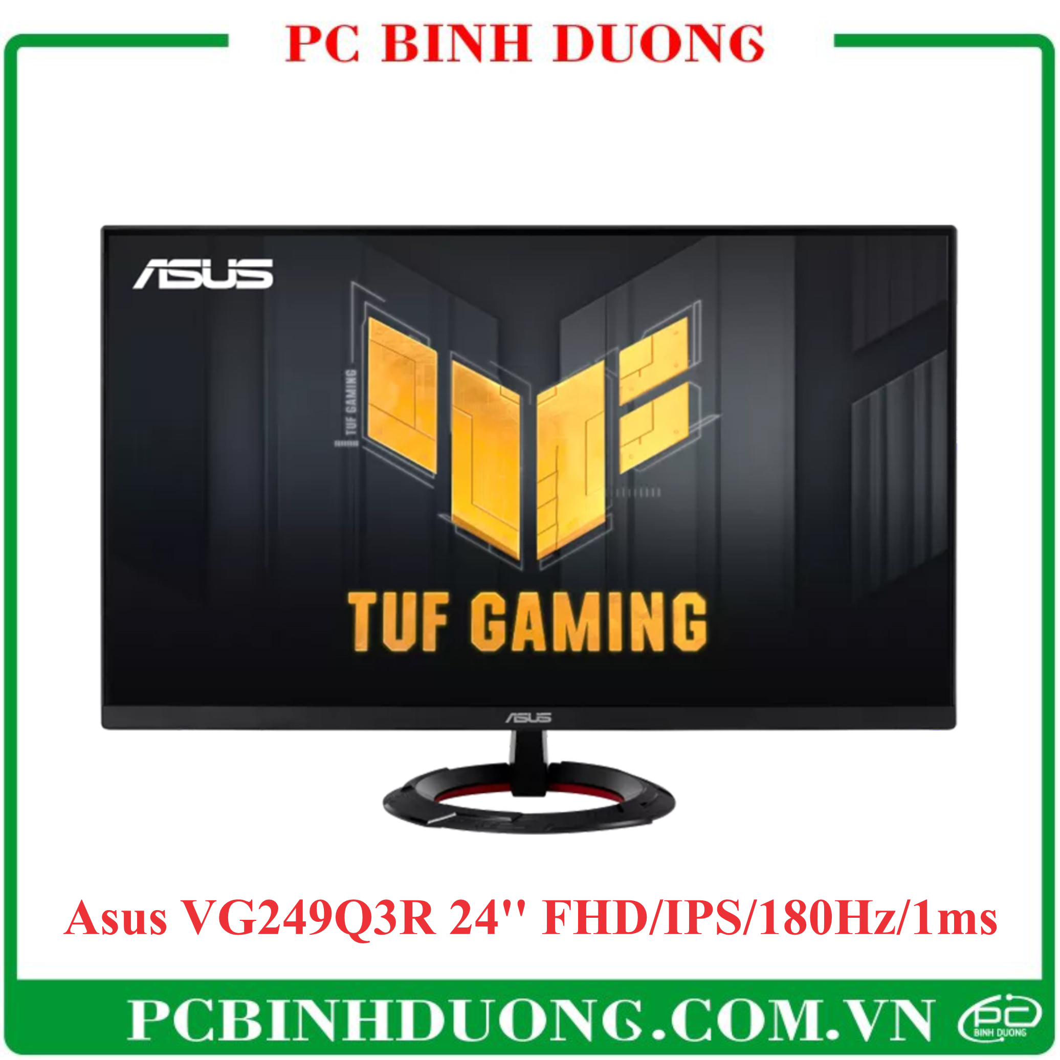 Màn hình Phẳng Asus Tuf Gaming VG249Q3R 24'' FHD/IPS/180Hz/1ms